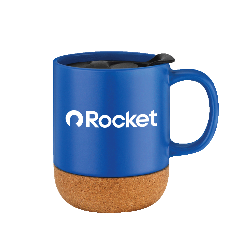 SipGrip 12oz Cork Base Ceramic Mug – Coffee (and Style) That Sticks Around!